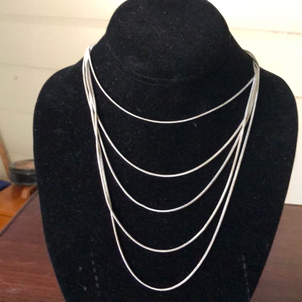 Silver tone Necklace